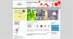 Desktop Screenshot of pensioncolonia.com