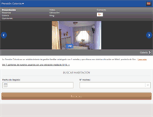 Tablet Screenshot of pensioncolonia.com